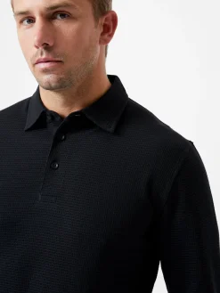 3 Button Knit Polo Shirt