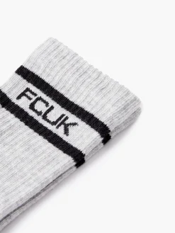 3 Pack FCUK Sports Stripe Socks