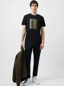 Abstract Line Organic Graphic T-Shirt