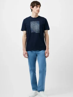 Abstract Steps Organic Graphic T-Shirt