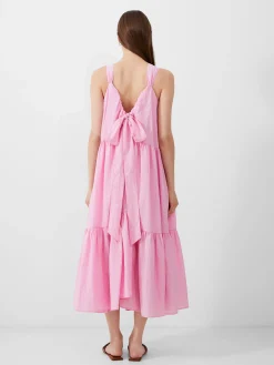 Aleska Textured Midaxi Dress