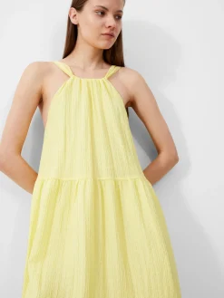 Aleska Textured Midaxi Dress