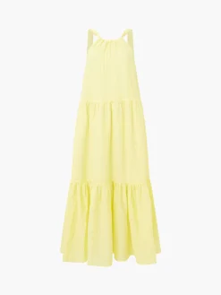 Aleska Textured Midaxi Dress