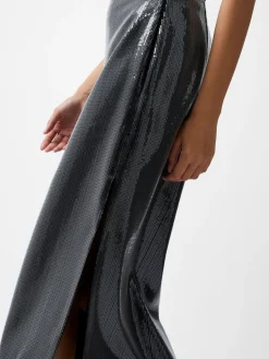 Amy Sequin Midi Skirt