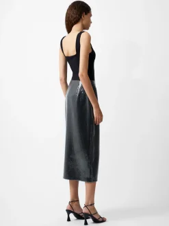 Amy Sequin Midi Skirt