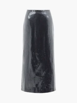 Amy Sequin Midi Skirt