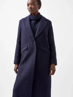 Arlana Pinstripe Coat