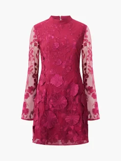 Astrida 3D Floral Mini Dress