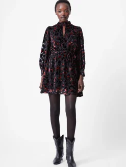 Avery Devore High Neck Mini Dress