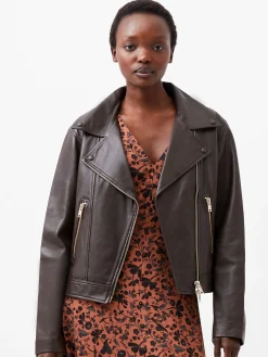 Becket Leather Military Jacket