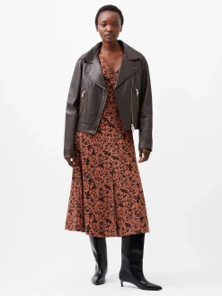 Becket Leather Military Jacket