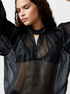 Beth Lurex Keyhole Top