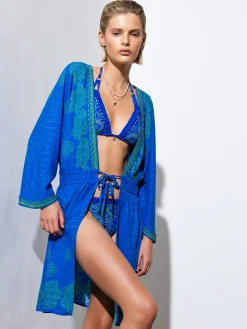 Blue Mosaic Kimono