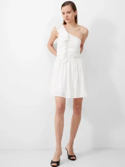 Bonny Pleated Ruffle Mini Dress