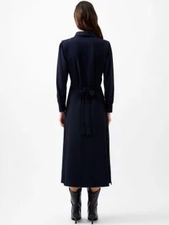 Brina Crepe Button Down Maxi Dress