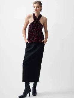 Cadie Devore Halterneck Top