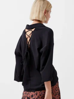 Capriana Crepe Tie Back Shirt