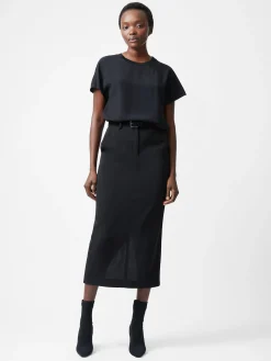 Caprina Recycled Crepe Crew Neck Top