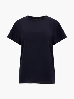 Caprina Recycled Crepe Crew Neck Top