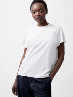 Caprina Recycled Crepe Crew Neck Top