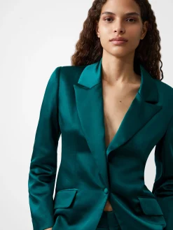 Carey Satin Blazer