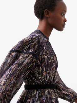 Carissa Lurex Jacquard Sequin Mini Dress