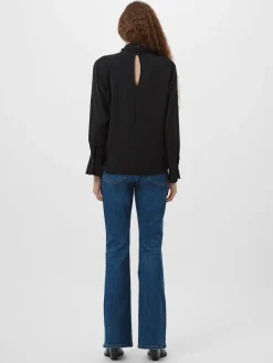 Carmen Recycled Crepe Tie Blouse