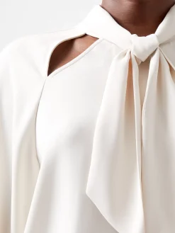 Carmen Recycled Crepe Tie Blouse