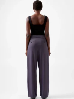 Carmine Flannel Trousers