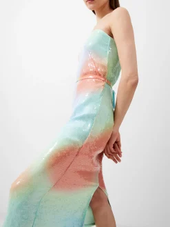 Carwen Anisha Sequin Strapless Dress