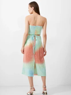 Carwen Anisha Sequin Strapless Dress