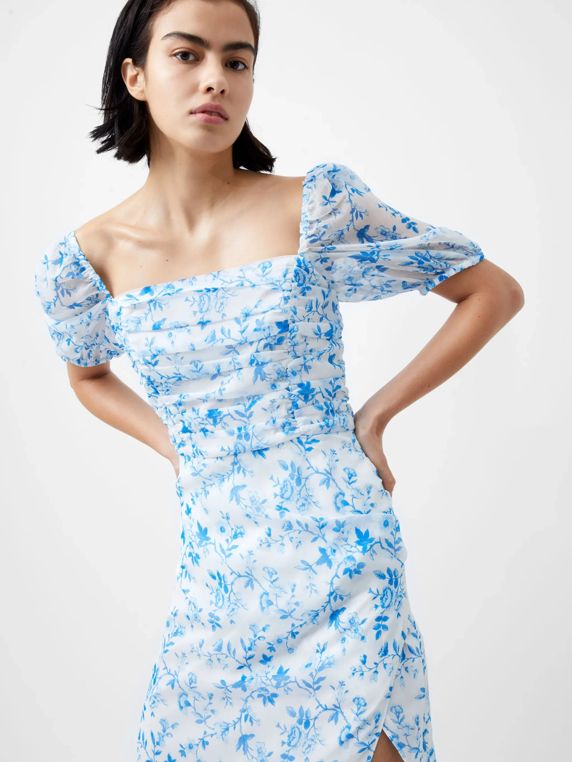 Catrina Crinkle Ruched Dress