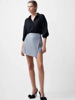 Cece Lurex Skort