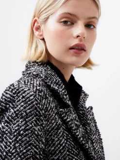 Chantelle Herringbone Coat