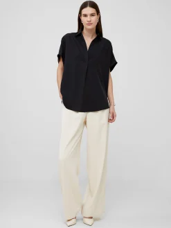 Crepe Light Recycled Popover Shirt
