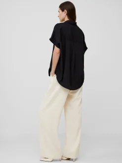 Crepe Light Recycled Popover Shirt