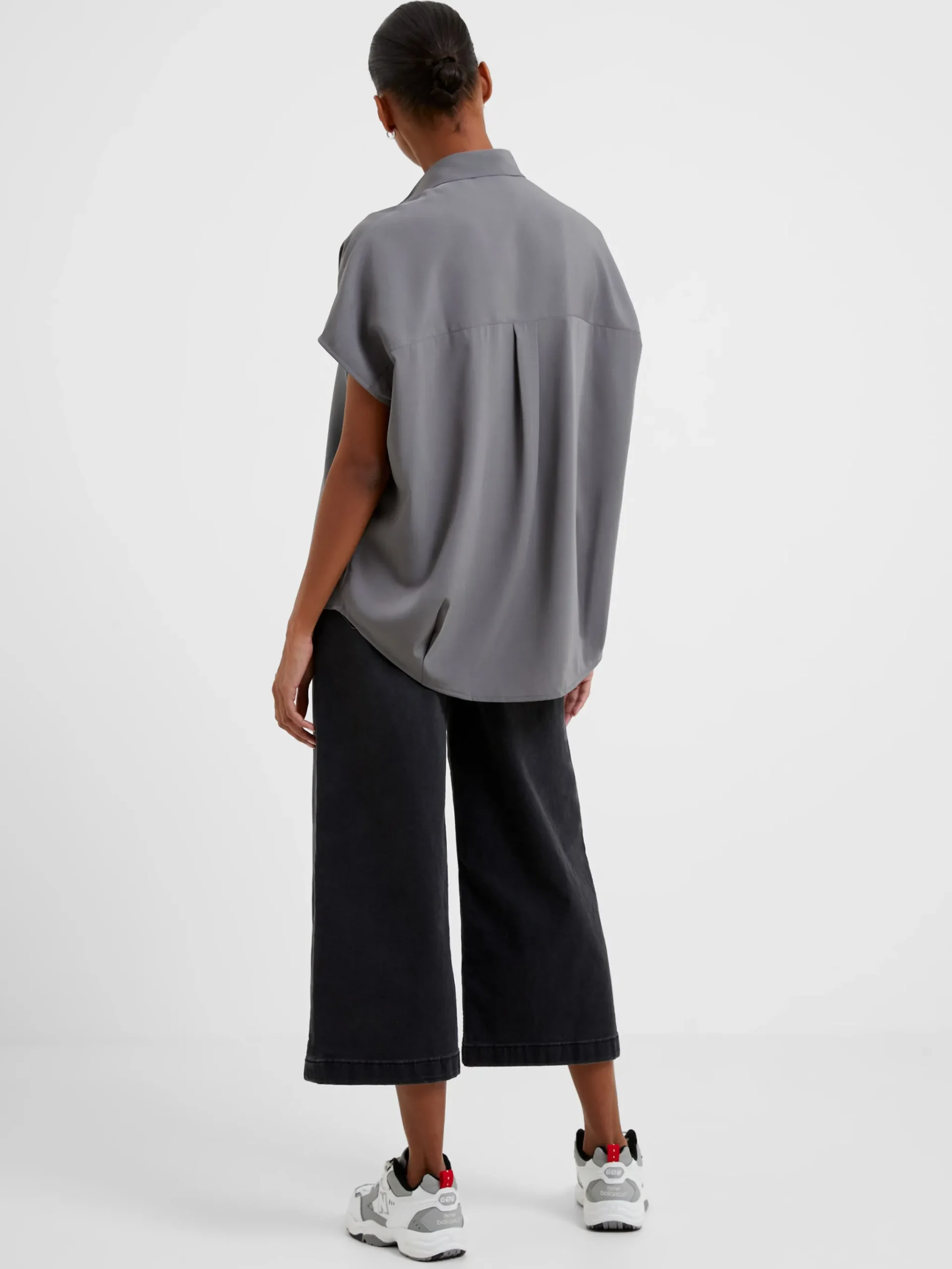 Crepe Light Recycled Popover Shirt