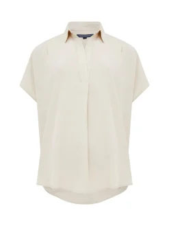 Crepe Light Recycled Popover Shirt
