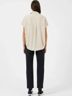 Crepe Light Recycled Popover Shirt