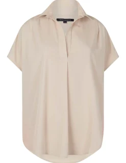 Crepe Light Recycled Popover Shirt