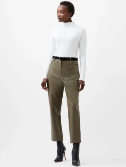 Crolenda PU Tapered Trousers