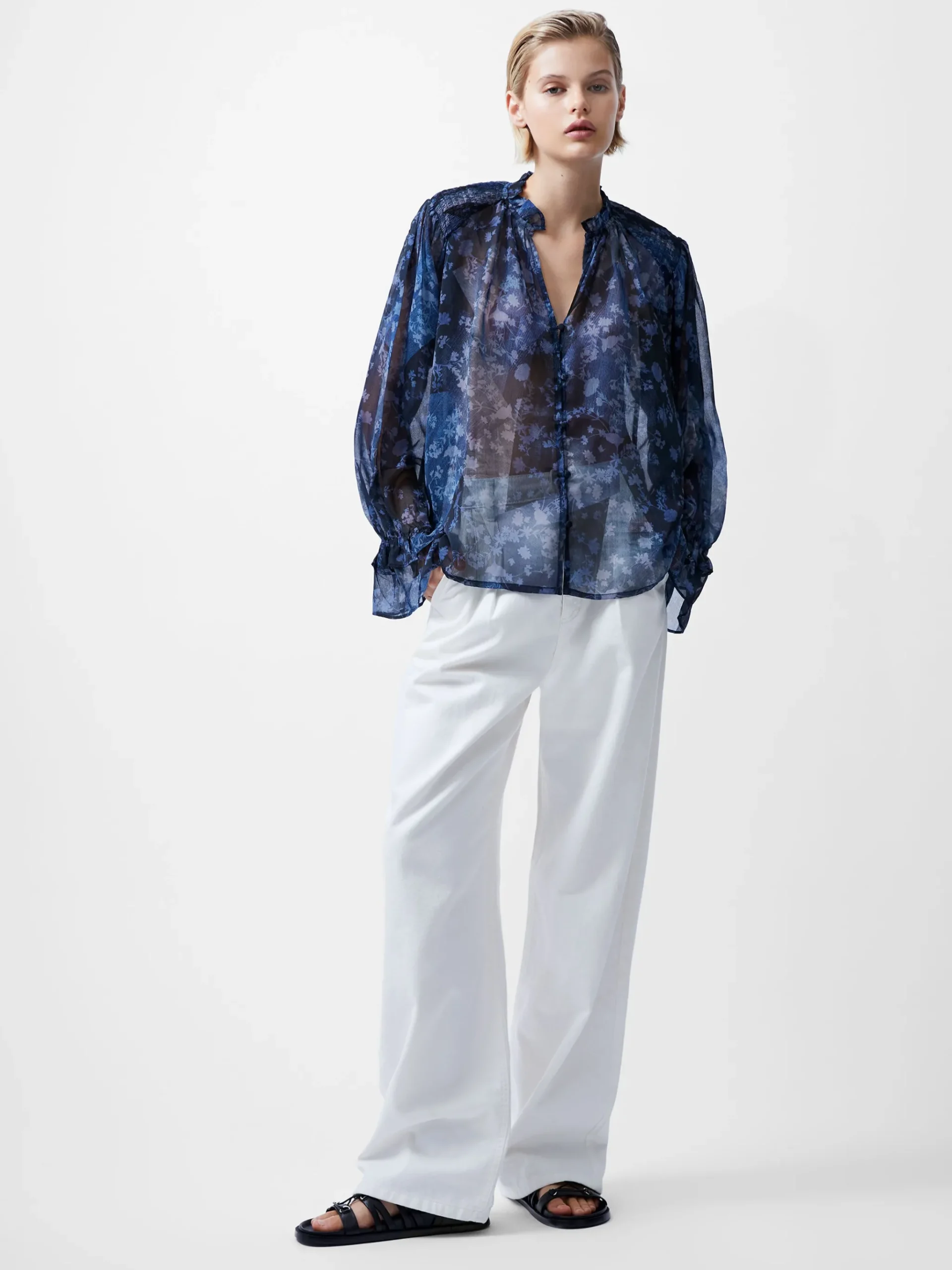Dawn Recycled Hallie Crinkle Blouse