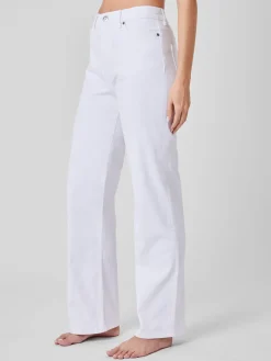 Denim Stretch Wide Leg Jeans 34 Inch