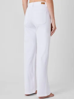 Denim Stretch Wide Leg Jeans 34 Inch