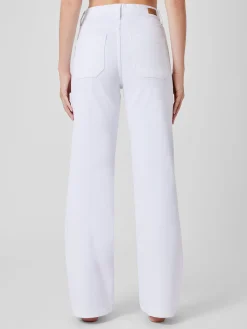 Denim Stretch Wide Leg Jeans 34 Inch