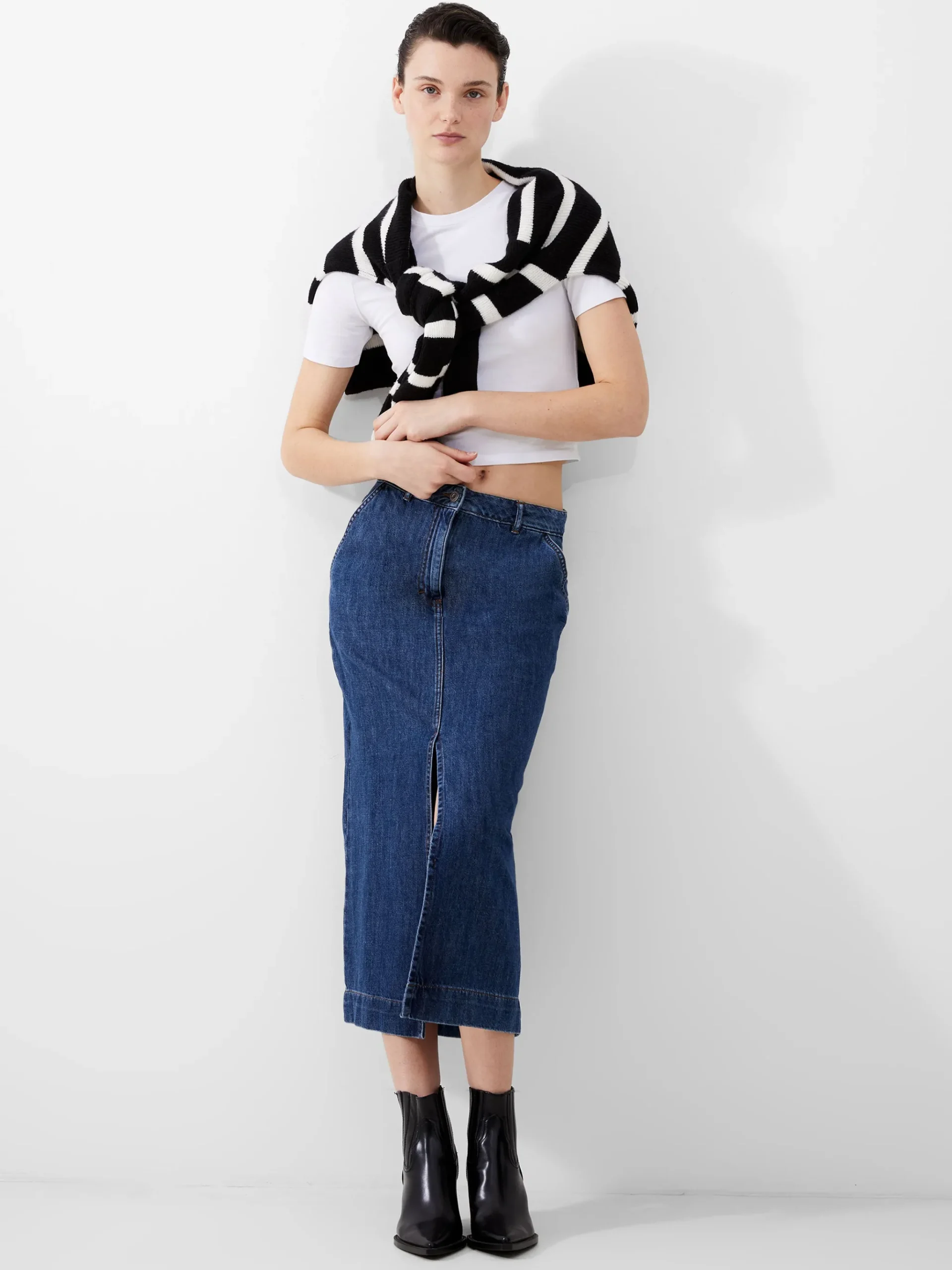Denver Denim Midaxi Skirt