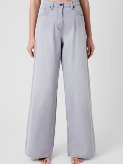 Denver Denim Relaxed Wide Leg Jeans 34 Inch