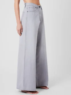 Denver Denim Relaxed Wide Leg Jeans 34 Inch