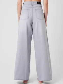 Denver Denim Relaxed Wide Leg Jeans 34 Inch