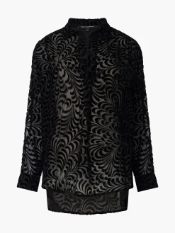 Diandra Devore Long Sleeve Popover Shirt